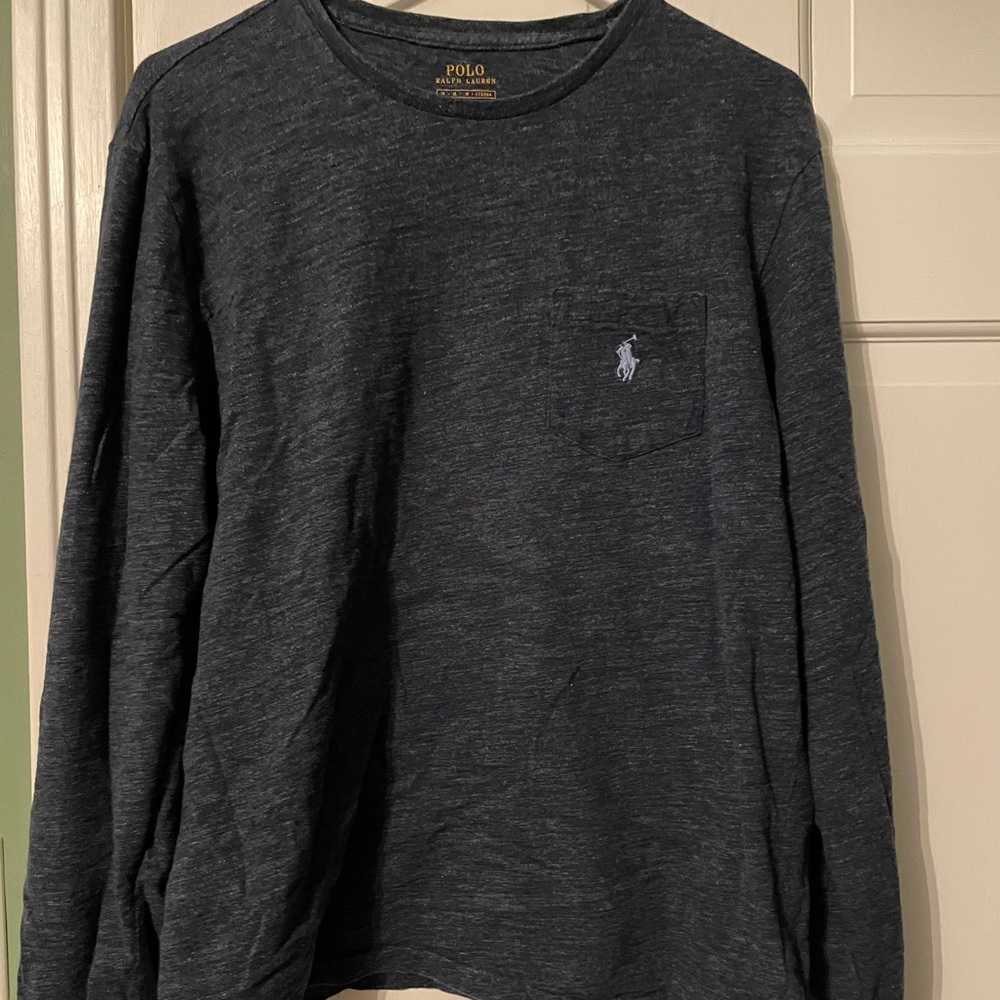 Navy Polo Long Sleeve
